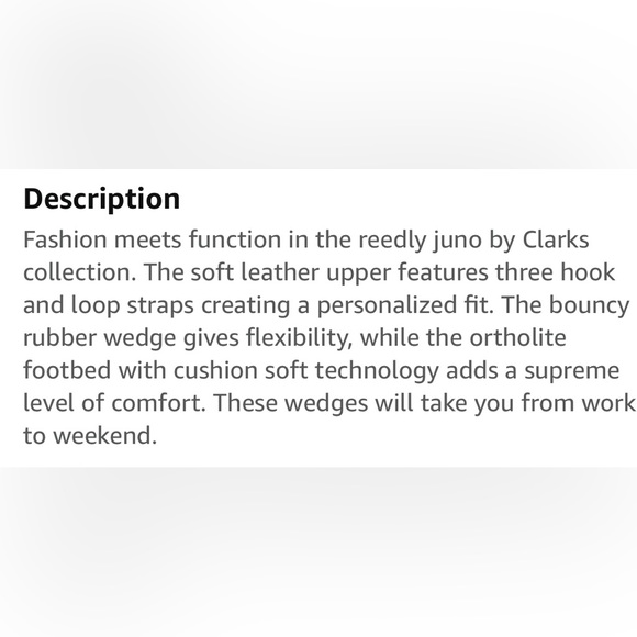 CLARKS REEDLY JUNO WEDGE SANDAL IN SAGE. SIZE 11W. BRAND NEW WITHOUT BOX. - Picture 7 of 8